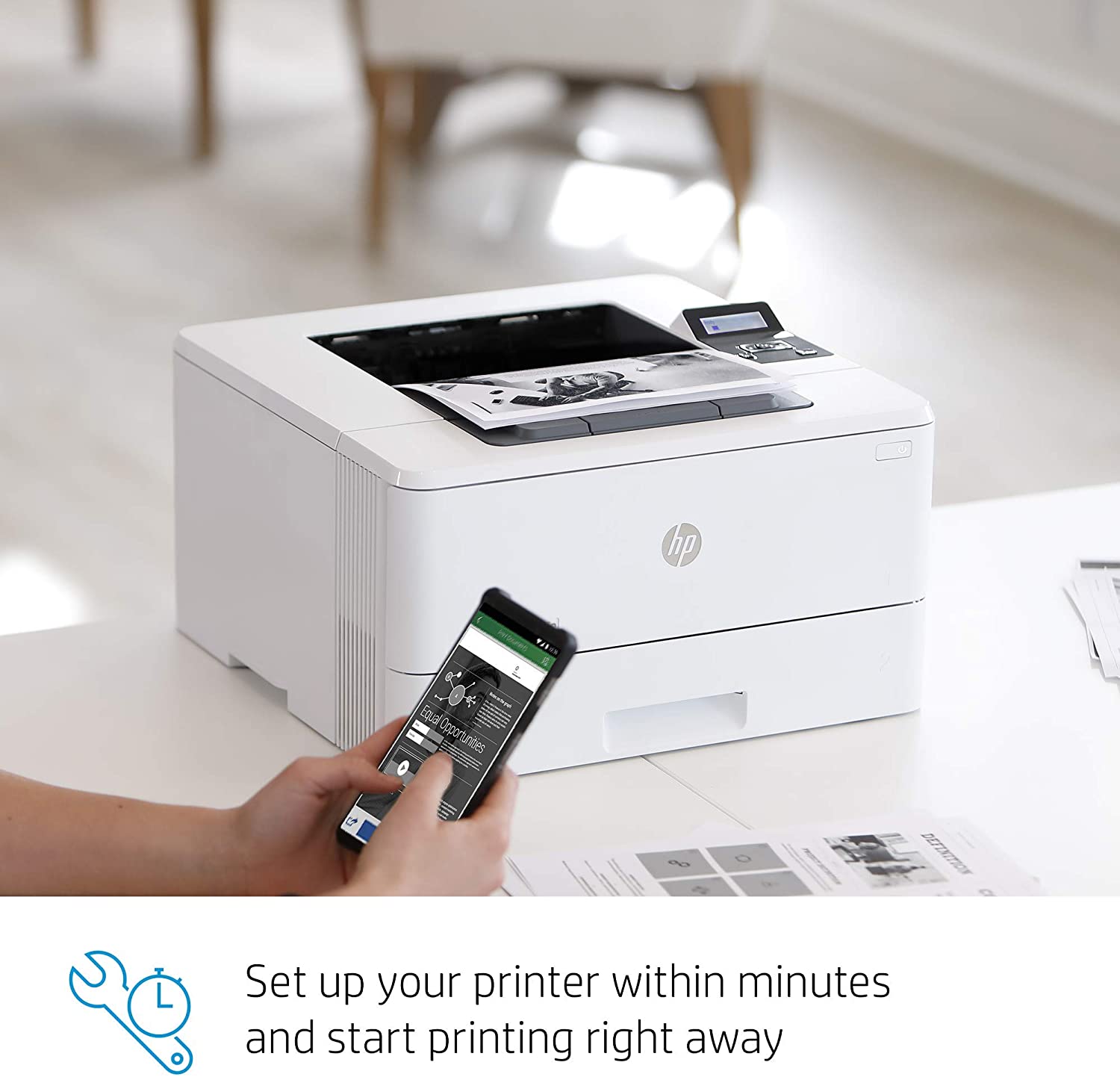 IMPRIMANTE HP LaserJet Pro M404dn monochrome recto-verso automatique IMPRIMANTE HP LaserJet Pro M404dn monochrome recto-verso automatique